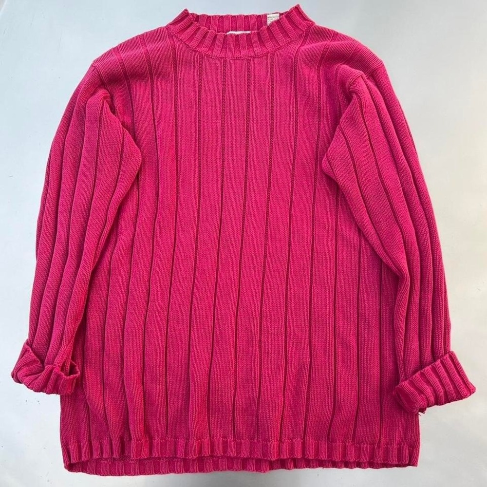 Vintage 90s Pink Marsh Landing sweaterTagged medium measures 24/29 Very heavy